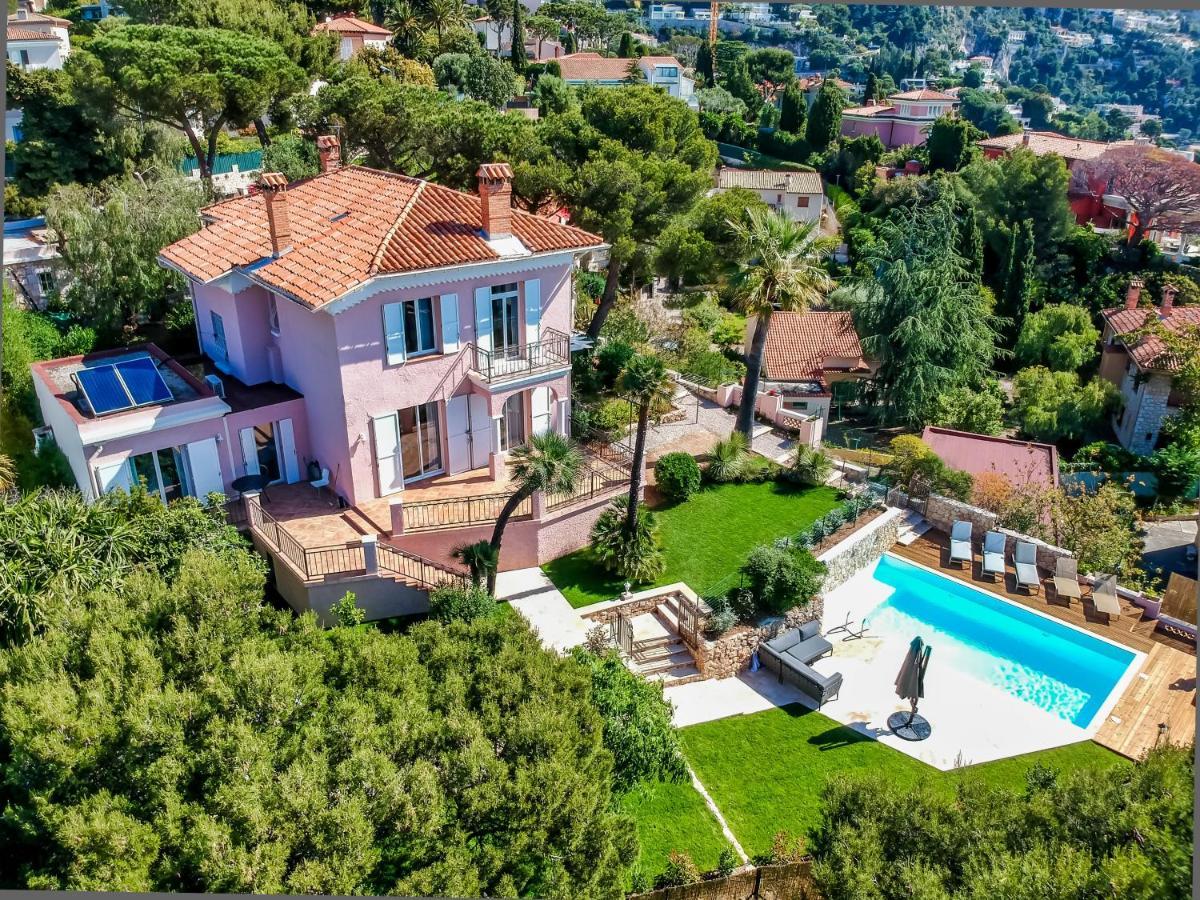 Stunning Seaview Villa. Villefranche Sur Mer Dış mekan fotoğraf