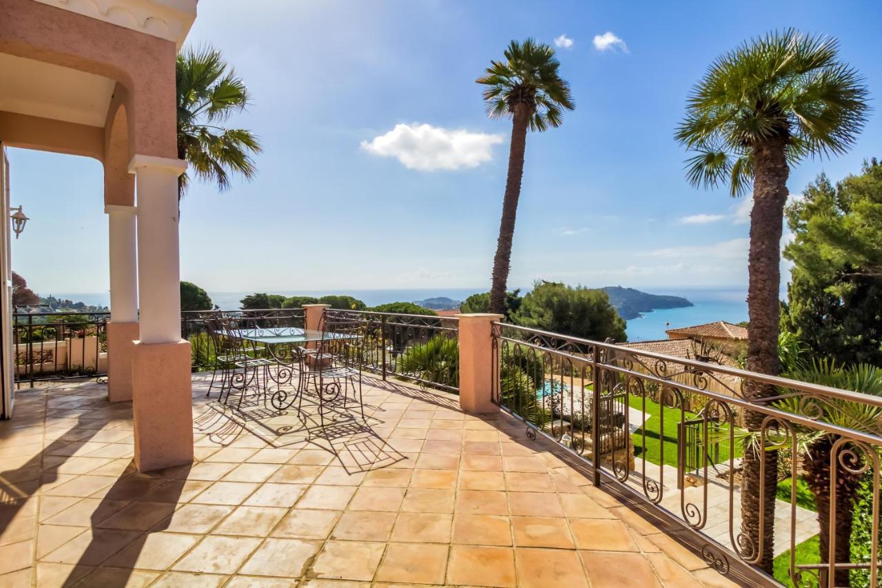 Stunning Seaview Villa. Villefranche Sur Mer Dış mekan fotoğraf
