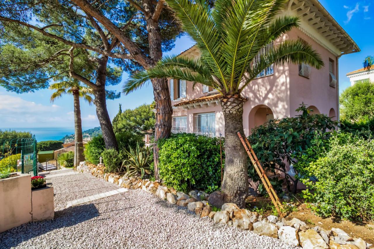 Stunning Seaview Villa. Villefranche Sur Mer Dış mekan fotoğraf